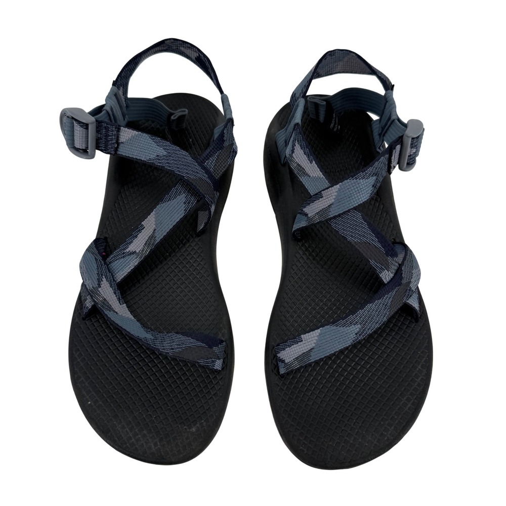 Chaco Z/Cloud Womens 11 Rambling Navy Blue Camo Strappy Sport Sandals JCH108014